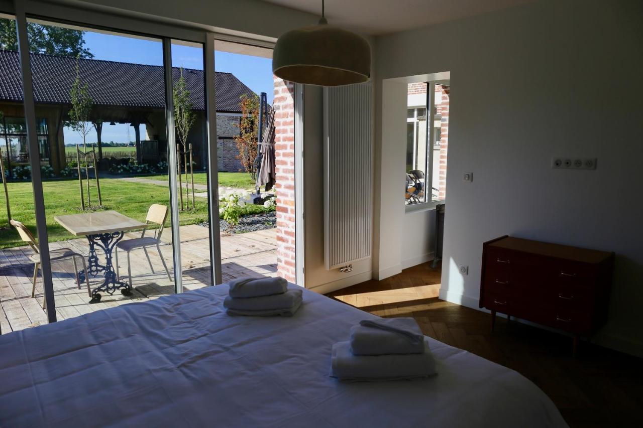 La Grange Du Veld Guest House Teteghem-Coudekerque-Village Bagian luar foto